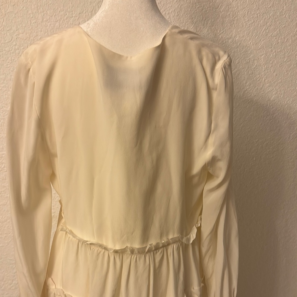 Alexis Cream Relaxed Ruffled Blouse - Picture 6 of 13